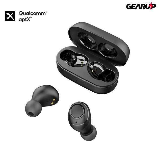 Kép 1/3 - Tronsmart Onyx Free: vezeték nélküli fülhallgató, beépített UV fertőtlenítés (aptX)