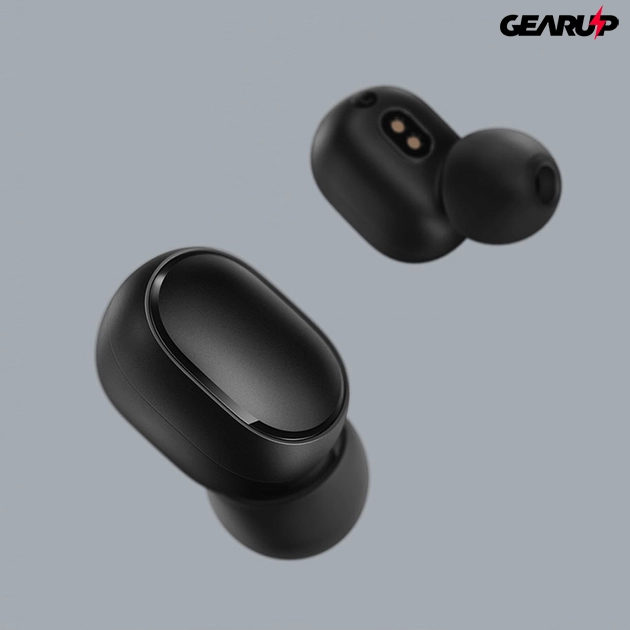 Kép 3/6 - Xiaomi® Redmi AirDots (TWS): teljesen vezeték nélküli fülhallgató töltődobozzal / Bluetooth 5 - Fekete