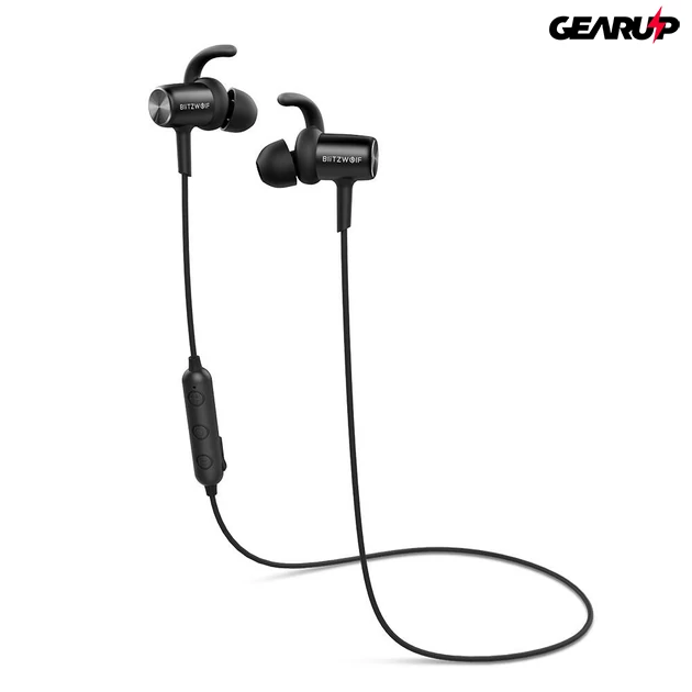 Kép 5/5 - BlitzWolf® BW-BTS1: vezeték nélküli cseppálló fülhallgató mikrofonnal (IPX4)