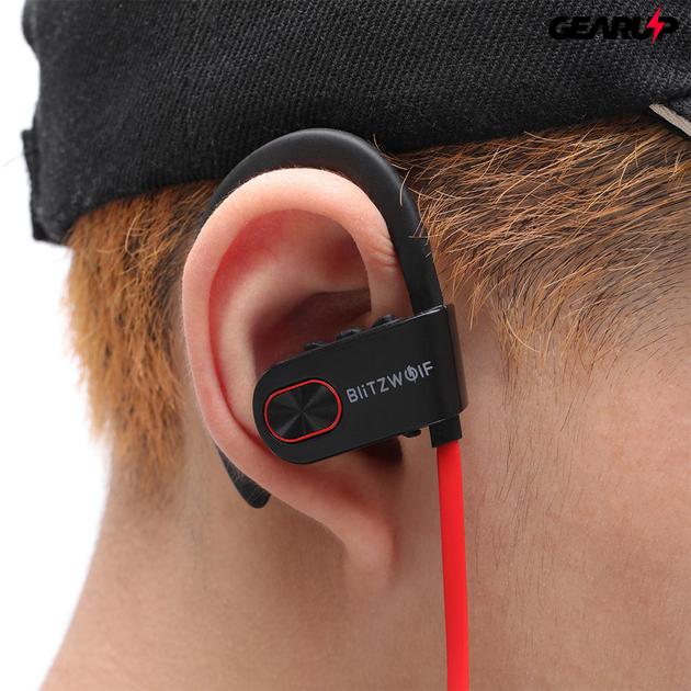 BlitzWolf® BW-BTS2 Sport: vízálló bluetooth-os fülhallgató (IPX7)