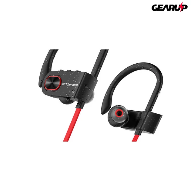 Kép 2/12 - BlitzWolf® BW-BTS2 Sport: vízálló bluetooth-os fülhallgató (IPX7)