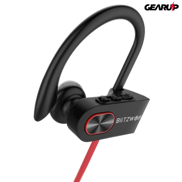 Kép 5/12 - BlitzWolf® BW-BTS2 Sport: vízálló bluetooth-os fülhallgató (IPX7)