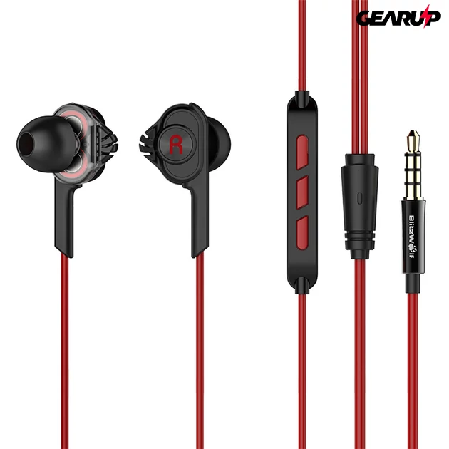Kép 8/13 - BlitzWolf® BW-ES2: Dual Dynamic Driver In-ear mikrofonos fülhallgató