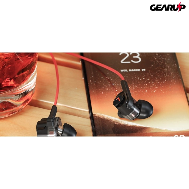 Kép 6/13 - BlitzWolf® BW-ES2: Dual Dynamic Driver In-ear mikrofonos fülhallgató