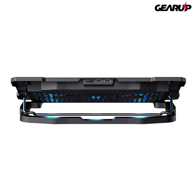 Kép 4/5 - Havit laptop hűtőpad 5 beépített ventilátorral, 17&quot; méretig