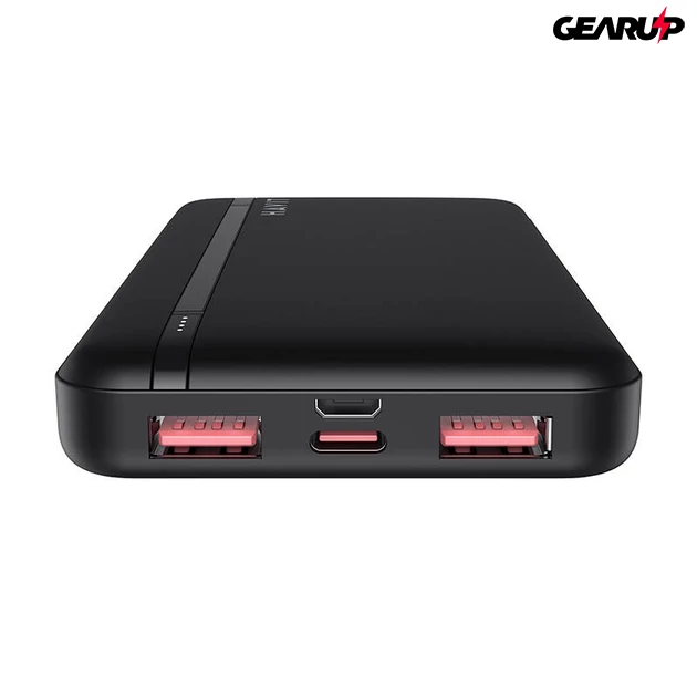 Kép 5/6 - Havit 10000mAh powerbank, 2xUSB, USB-C, 22.5W (fekete)
