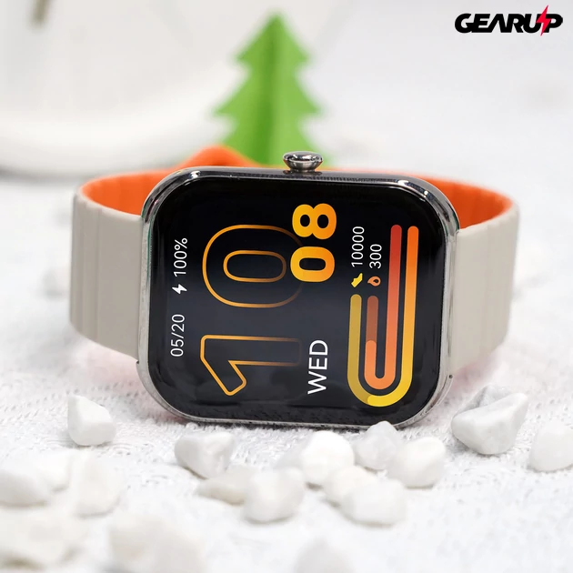 Kép 7/8 - Xiaomi Haylou RS4 Max okosóra (LS17) - Csillag ezüst