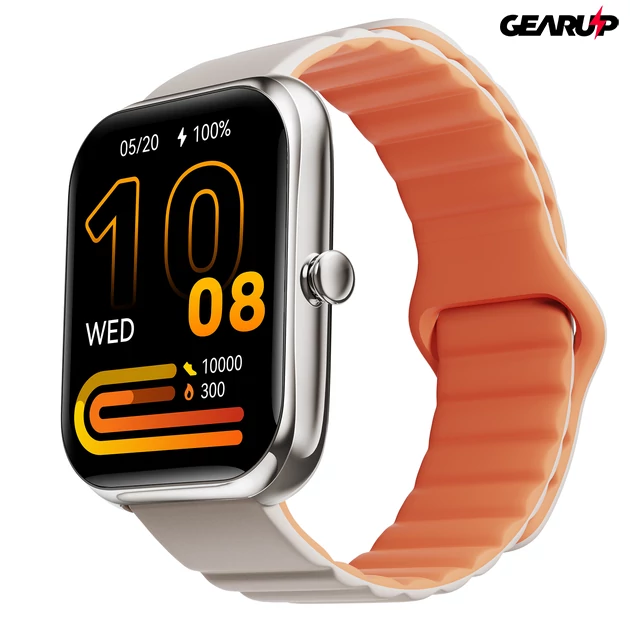 Kép 1/8 - Xiaomi Haylou RS4 Max okosóra (LS17) - Csillag ezüst