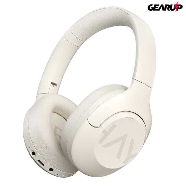 Kép 4/4 - Xiaomi Haylou S30 Pro vezeték nélküli fejhallgató levehető mikrofonnal, ANC (fehér)