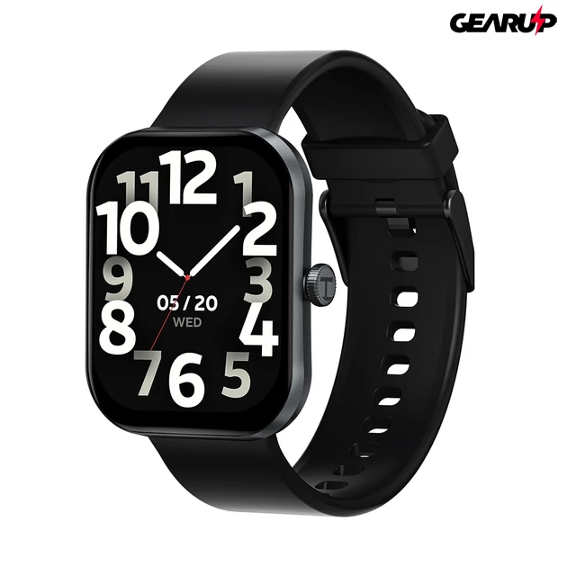 Kép 1/5 - Xiaomi Haylou S6 okosóra - fekete