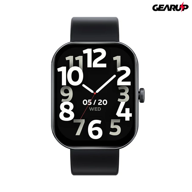 Kép 2/5 - Xiaomi Haylou S6 okosóra - fekete