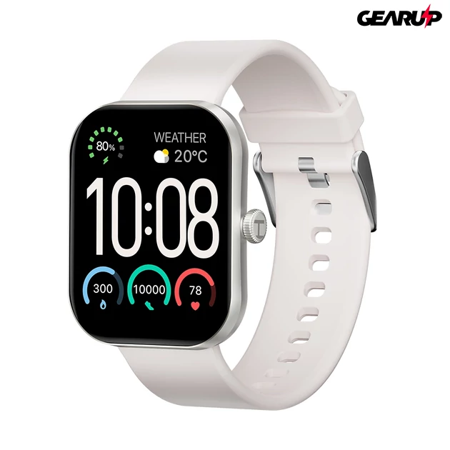 Kép 1/3 - Xiaomi Haylou S6 okosóra - ezüst