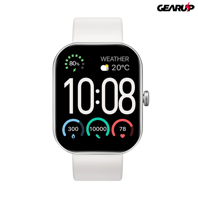 Kép 2/3 - Xiaomi Haylou S6 okosóra - ezüst