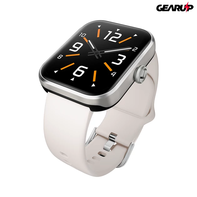 Kép 1/4 - Xiaomi Haylou Watch 4 aktivitásmérő okosóra - ezüst