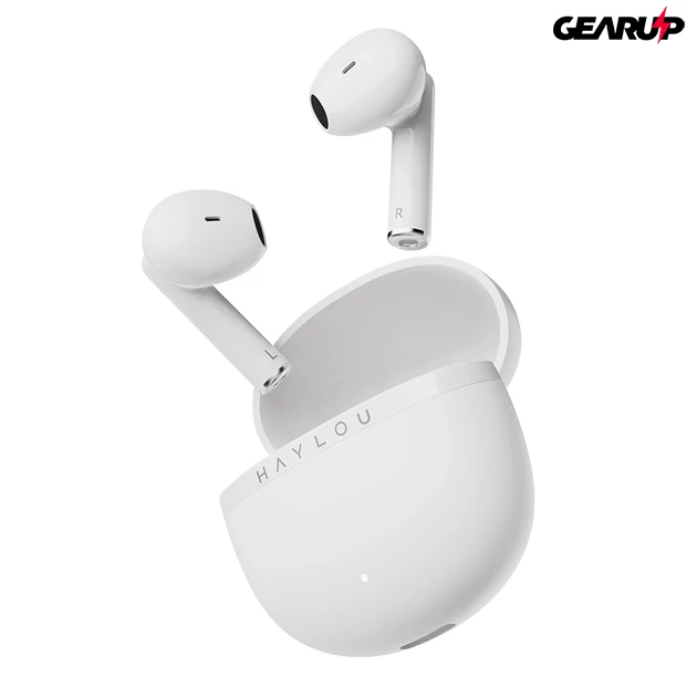 Kép 4/4 - Xiaomi Haylou X1 Plus vezeték nélküli zajszűrős fülhallgató 4 mikrofonnal (fehér)