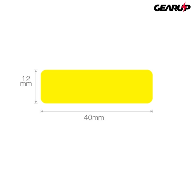 Kép 3/3 - Niimbot termál címke 12x40 mm, 160 db (sárga)