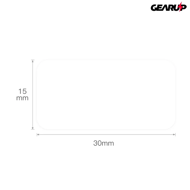 Kép 2/4 - Niimbot termál címke 15x30 mm, 195 db (fehér)
