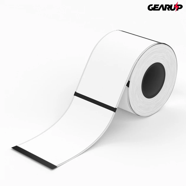 Kép 1/2 - Niimbot termál címke 38x70 mm, 115 db (fehér)
