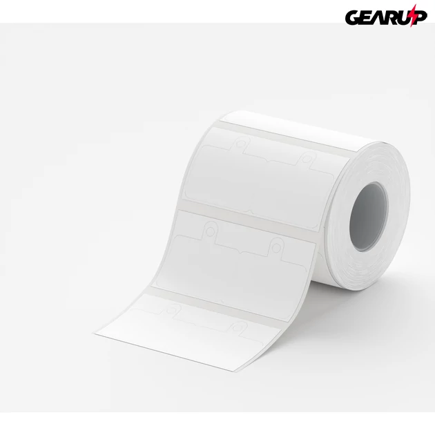 Kép 1/2 - Niimbot termál címke 50x19+7 mm, 250 db (fehér)
