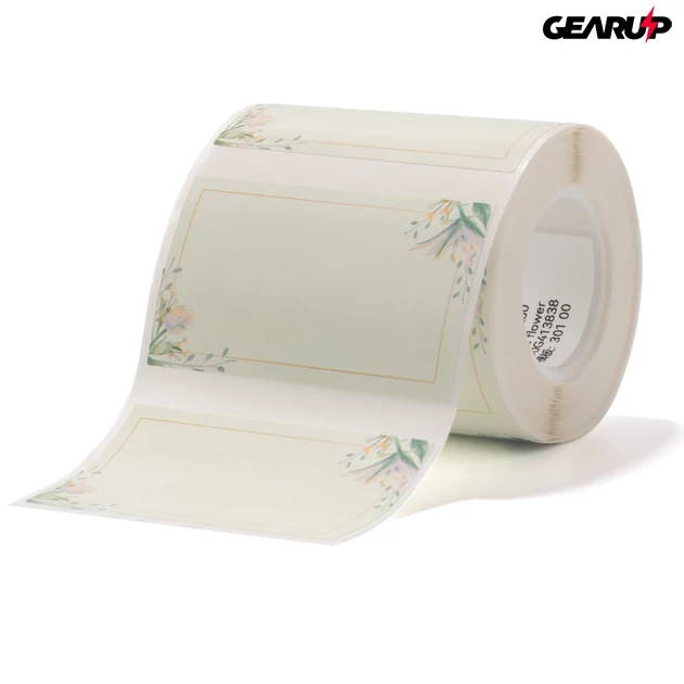 Kép 1/2 - Niimbot termál címke 50x30 mm, 230 db (virágos)