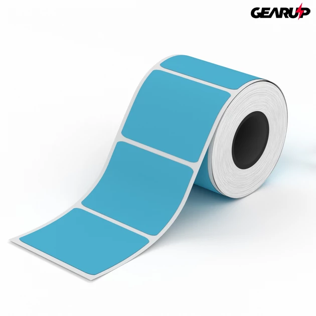 Kép 1/2 - Niimbot termál címke 50x30 mm, 230 db (kék, fagyasztó)