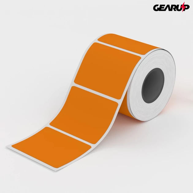 Kép 1/2 - Niimbot termál címke 50x30 mm, 230 db (narancs)