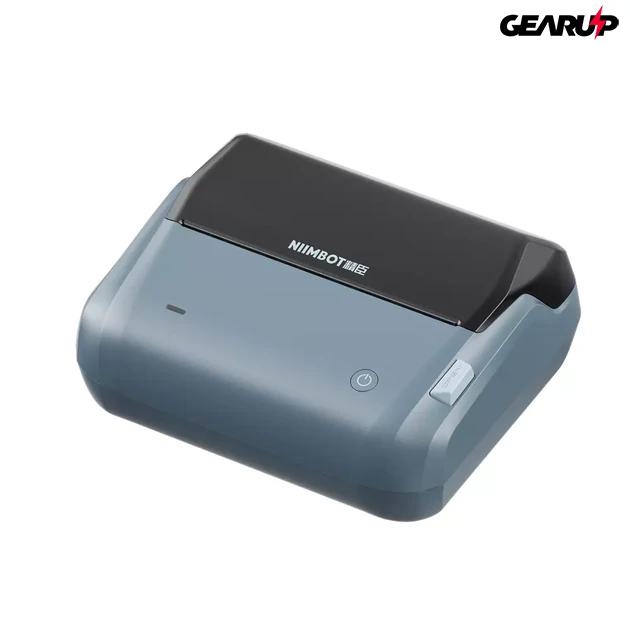 Kép 2/6 - Niimbot B4 Bluetooth vezeték nélküli címkenyomtató, 110mm címke szélességig (kék)