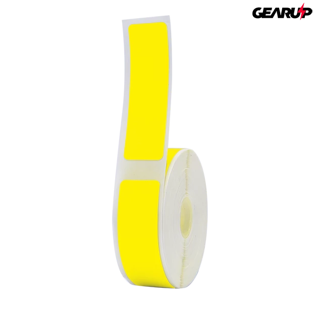 Kép 1/2 - Niimbot termál címke 12x40 mm, 155 db (sárga, élénk)