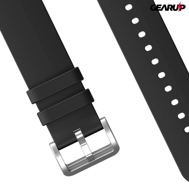 Kép 4/5 - BlitzWolf® BW-GTC: érintőkijelzős aktivitásmérő okosóra 24 órás pulzusméréssel - Fekete
