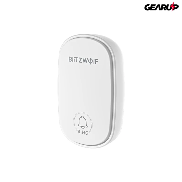 Kép 4/6 - BlitzWolf® BW-DB1: RF 433Mhz vezeték nélküli csengő