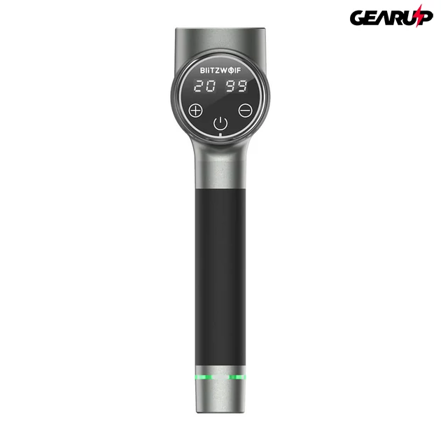 Kép 4/5 - BlitzWolf BW-FAS2: elektromos masszázspisztoly 6 db masszázsfejjel