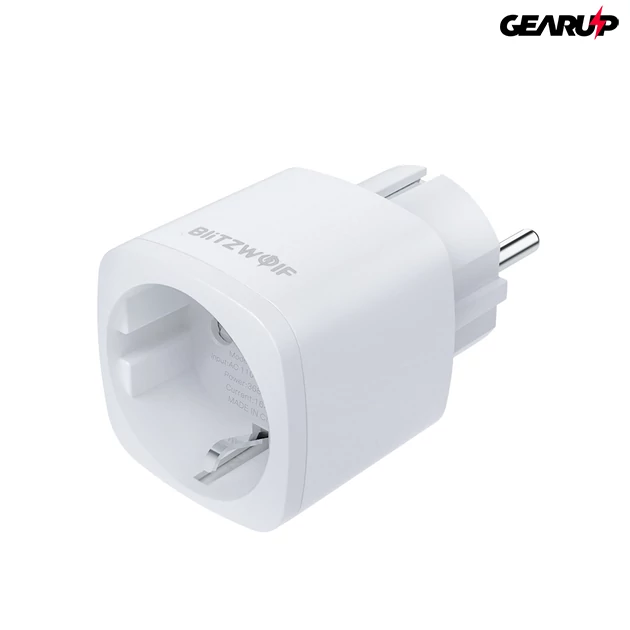 Kép 1/6 - BlitzWolf® BW-SHP13: wifis, internetről távvezérelhető okos dugalj (3680W, 16A) 1