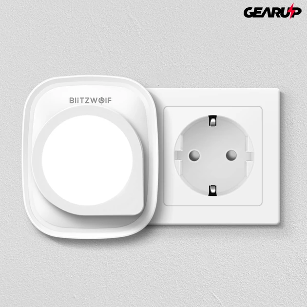 Kép 3/9 - BlitzWolf® BW-SHP2: okos WIFI foglalat 220V 16A (Amazon Alexa