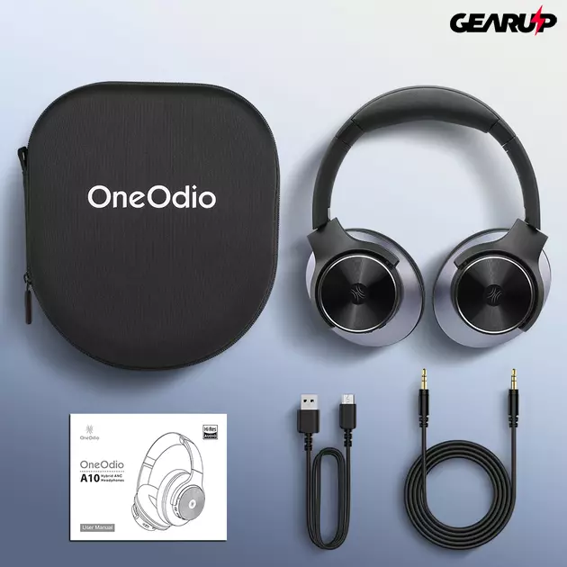 Kép 8/8 - OneOdio A10 hibrid aktív zajszűrős fejhallgató