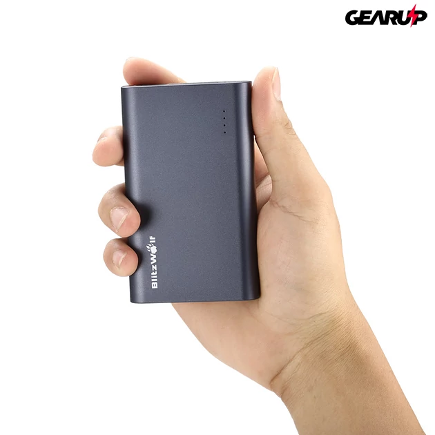Kép 5/5 - BlitzWolf® BW-P3: 9000mAh 18W Quick Charge 3.0 Dual USB Port Power Bank