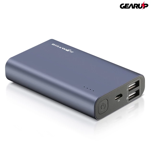 Kép 2/5 - BlitzWolf® BW-P3: 9000mAh 18W Quick Charge 3.0 Dual USB Port Power Bank