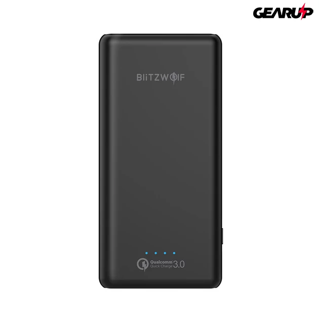 Kép 2/4 - BlitzWolf® BW-P6: 10000mAh QC 3.0 Dual USB Power Bank