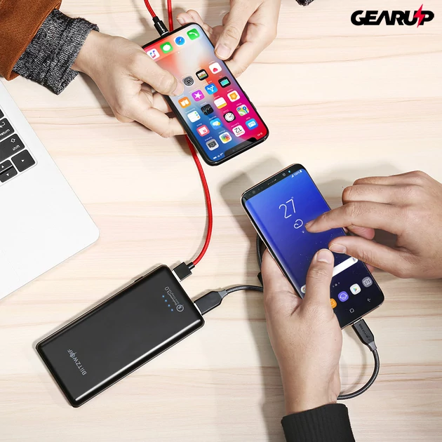 Kép 3/4 - BlitzWolf® BW-P6: 10000mAh QC 3.0 Dual USB Power Bank