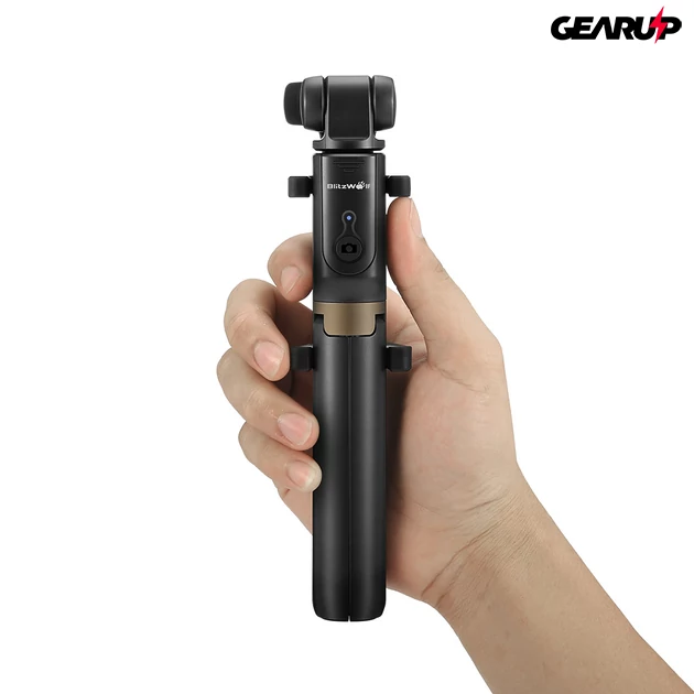 Kép 4/6 - BlitzWolf BW-BS3 360 fokos multifunkciós selfie bot - Fekete