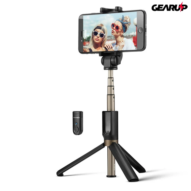 Kép 1/6 - BlitzWolf BW-BS3 360 fokos multifunkciós selfie bot - Fekete