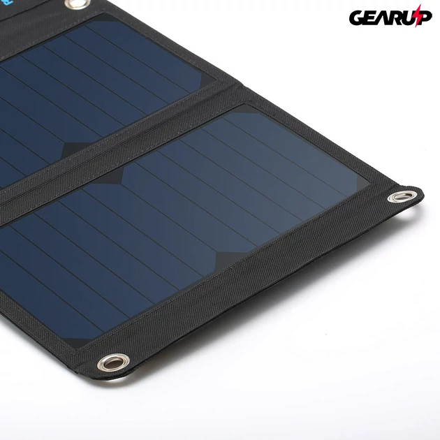Kép 6/8 - BlitzWolf® BW-L2: hordozható napelemes töltő és mobiltelefon tok (15W)