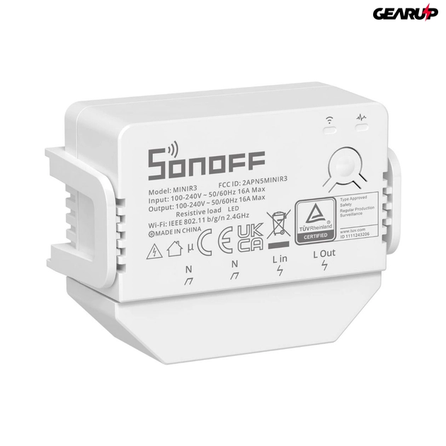 Sonoff Wi-fi MINI R3 Smart Switch, okos kapcsoló