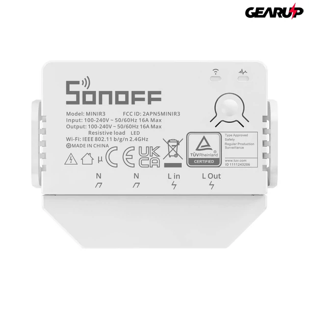 Kép 4/4 - Sonoff Wi-fi MINI R3 Smart Switch, okos kapcsoló