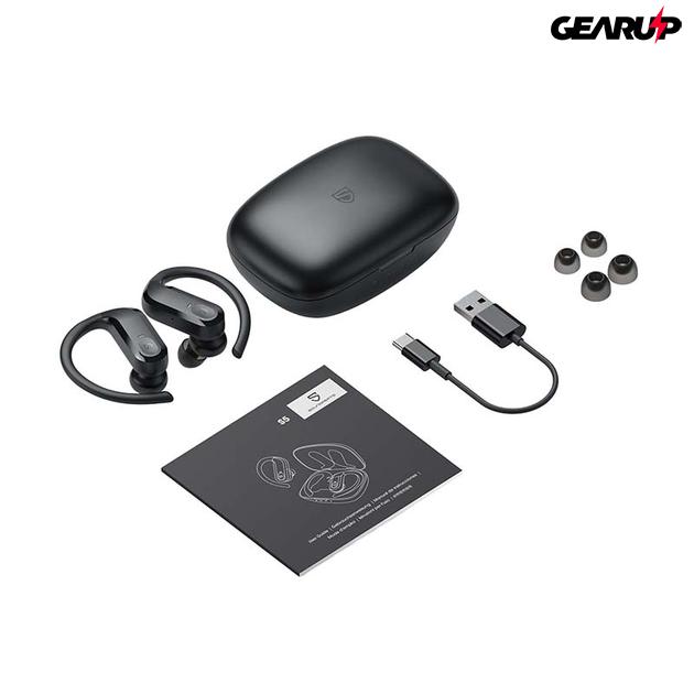 Soundpeats S5 TWS fülhallgató (fekete)