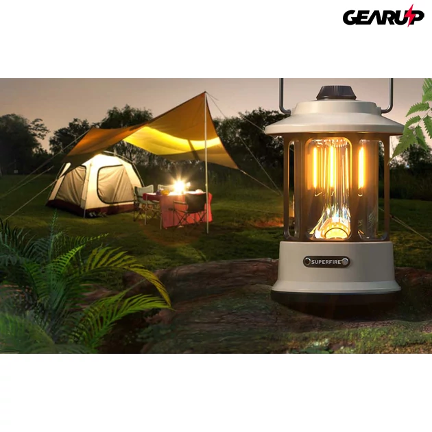Kép 3/4 - Superfire T35, kempinglámpa, 220lm, USB-C