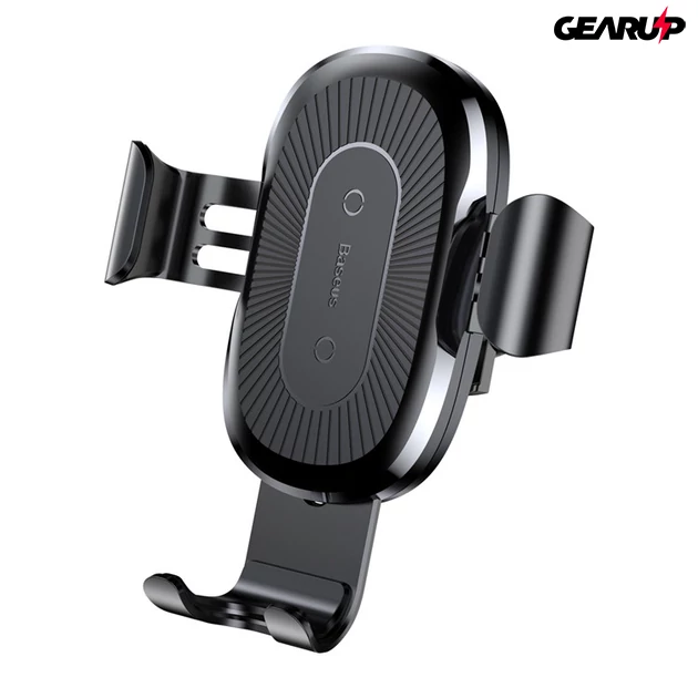 Kép 2/8 - Baseus® Gravity: Autós telefontartó és vezeték nélküli töltő – 10W