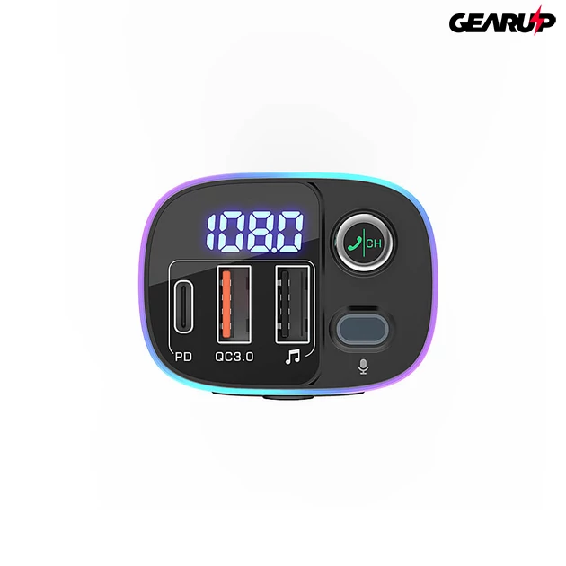Kép 4/5 - BlitzWolf® BW-BC2: Bluetooth 5.0 FM adó / 18W PD + QC3.0 USB autós töltő