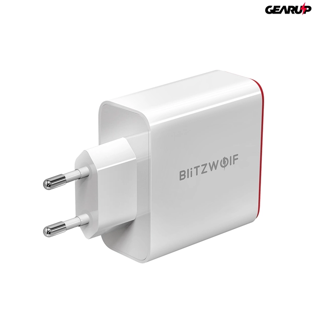 BlitzWolf® BW-PL1: 4 portos USB hálózati gyorstöltő - 40W
