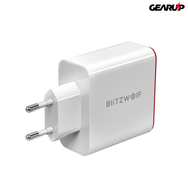 Kép 5/8 - BlitzWolf® BW-PL2: 3 portos USB hálózati gyorstöltő - 30W