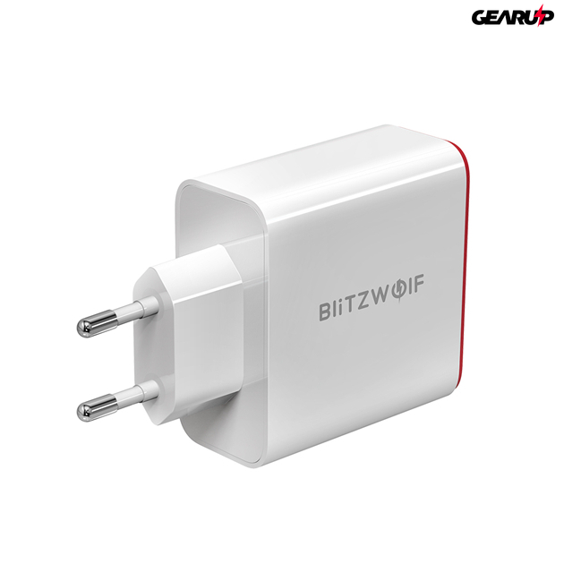 BlitzWolf® BW-PL2: 3 portos USB hálózati gyorstöltő - 30W